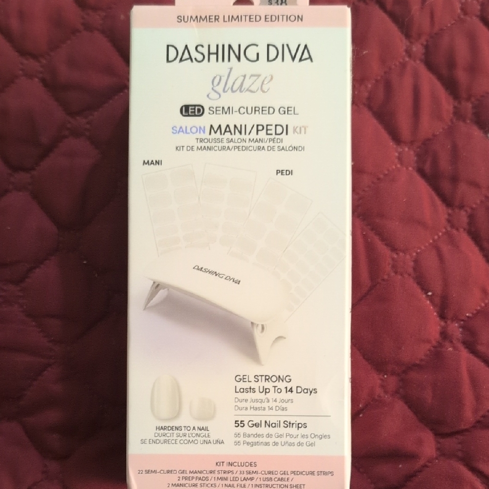 SOLD ELSEWHERE; Dashing Diva Glaze LED Semi-Cured Gel Kit